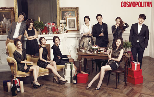 King Kong Entertainment 演員們 Cosmopolitan 畫報 (2013.12)