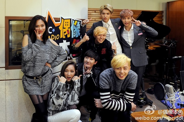 Jia、Fei、周覓、TASTY、KRIS、LAY