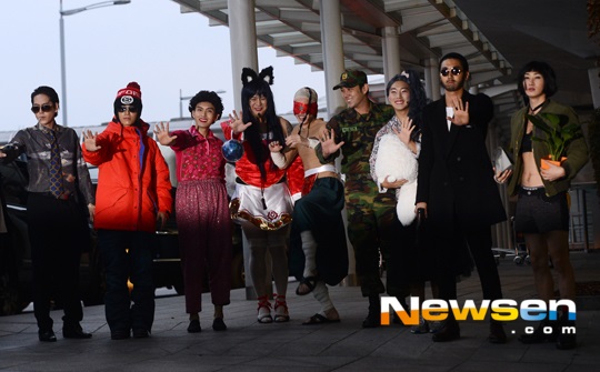 Super Junior 仁川機場 COSPLAY