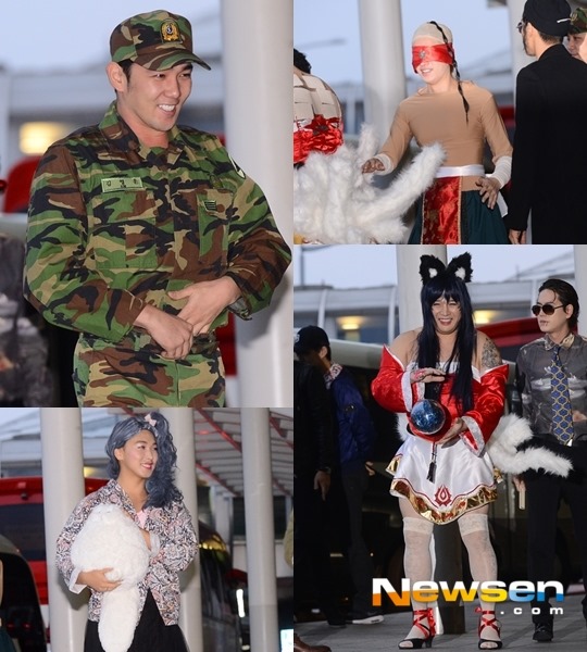 Super Junior 仁川機場 COSPLAY