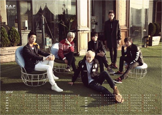 B.A.P 年曆：海報