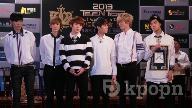 TEEN TOP 2013 亞巡台灣場記者會 (Kpopn)