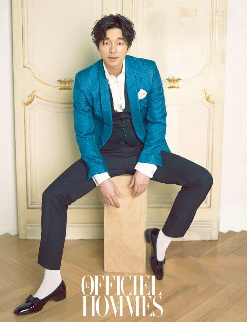 孔劉 L'Officiel Hommes 畫報 (2014.01)