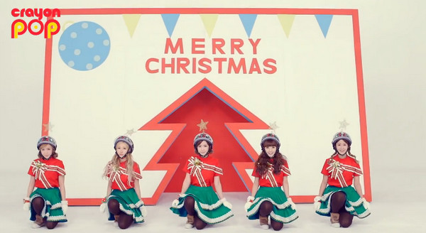 Crayon Pop "Lonely Christmas" 截圖