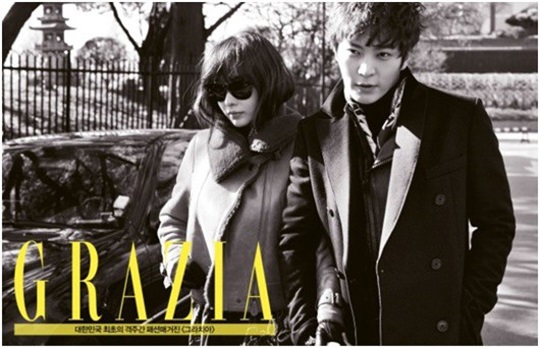 金亞中、周元 GRAZIA 2013.12 畫報 金亞中、周元 GRAZIA 2013.12 畫報