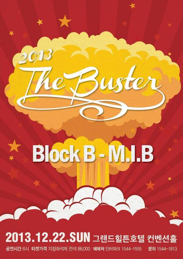 Block. B、M.I.B 演唱會海報 