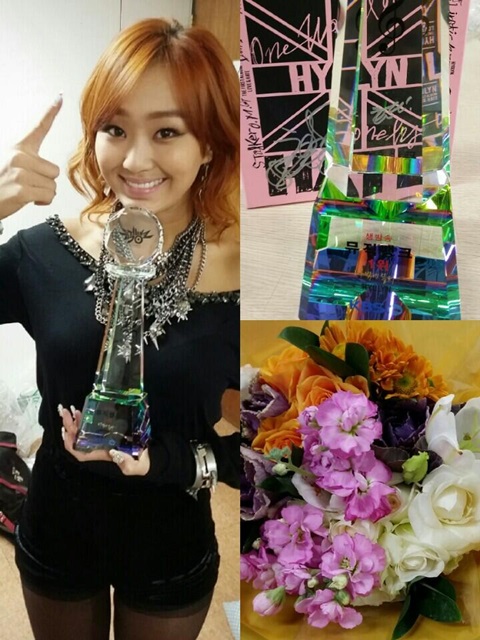 孝琳 Music Bank 一位認證