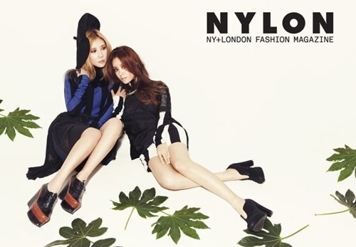 枝恩 (智恩)、Ha Na (NYLON 2014.01)