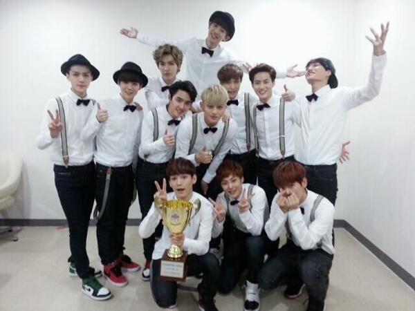 EXO 131218 Show Champion 一位