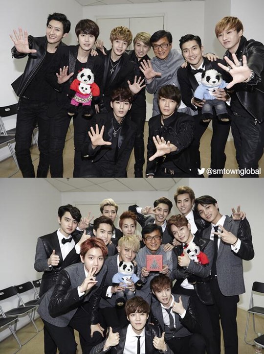 成龍、EXO、Super Junior-M
