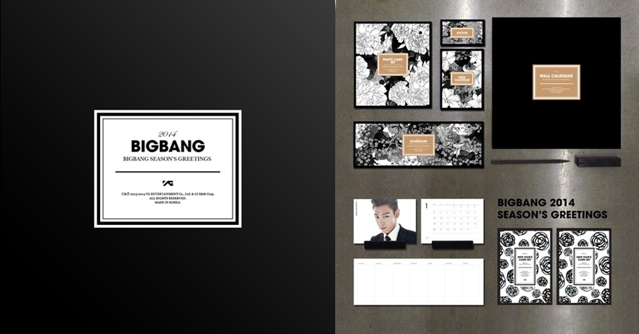 BIGBANG 2014 年曆組圖