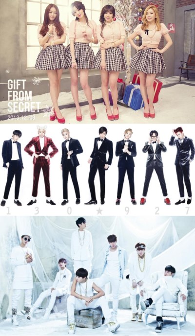 Secret、Block. B、BTS 防彈少年團