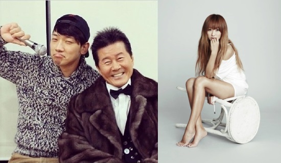 Rain、太真兒、孝琳 Rain、太真兒、孝琳