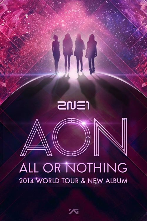 2NE1 2014 世界巡迴演唱會海報 & 預告新輯