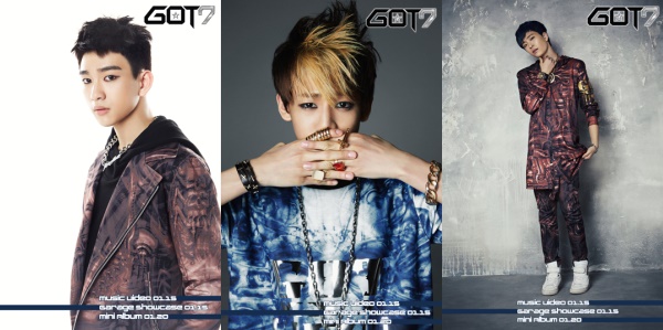 GOT7：Jr.、BamBam、Youngjae (英宰)