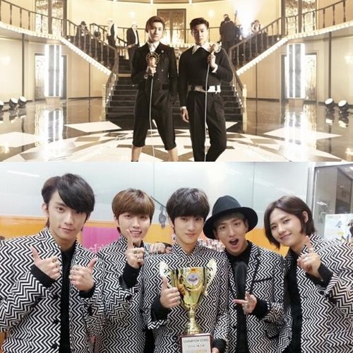 東方神起、B1A4