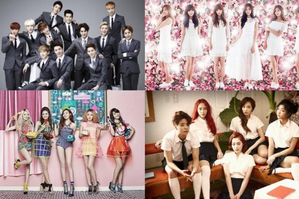 EXO、A Pink、f(x)、LADIES' CODE EXO、A Pink、f(x)、LADIES' CODE