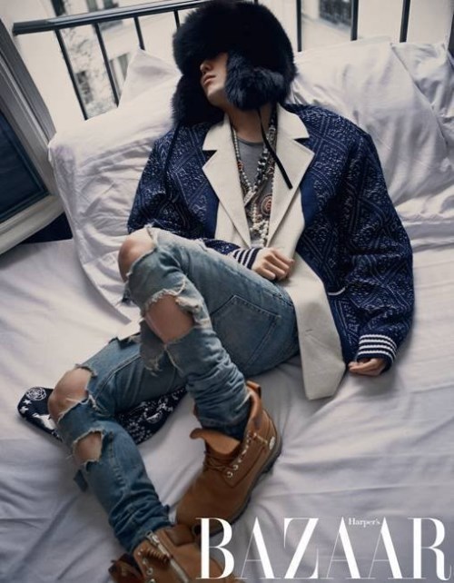 G-Dragon Harper's BAZAAR 畫報 (2014.03)