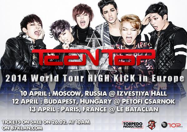 TEEN TOP 世巡 歐洲場 TEEN TOP 世巡 歐洲場