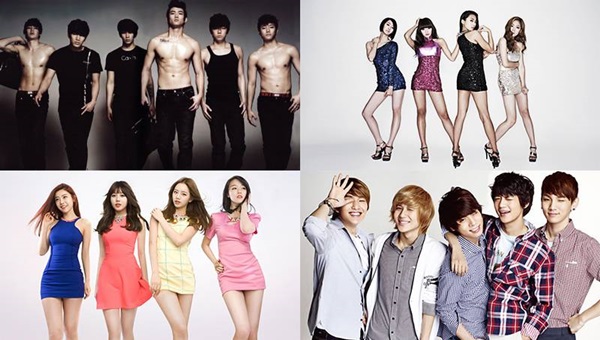 2PM、SISTAR、Girl's Day、SHINee