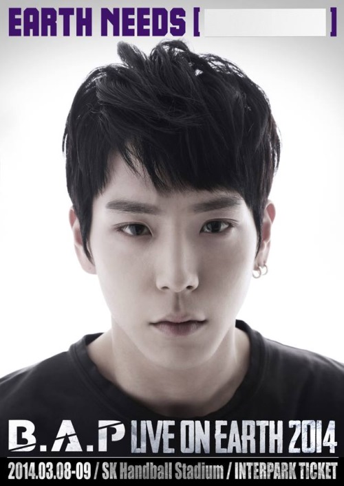 B.A.P "Live On Earth Seoul 2014" 海報：Him Chan