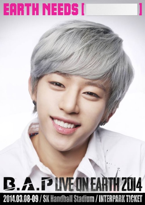 B.A.P "Live On Earth Seoul 2014" 海報：大賢