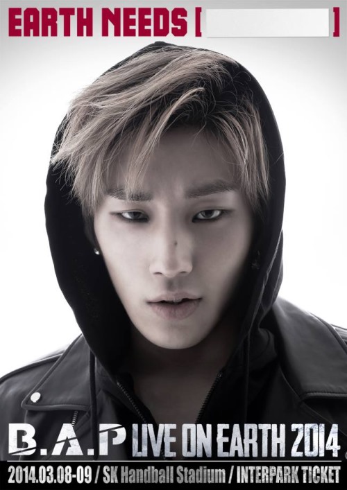 B.A.P "Live On Earth Seoul 2014" 海報：鐘業
