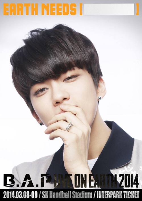 B.A.P "Live On Earth Seoul 2014" 海報：永才