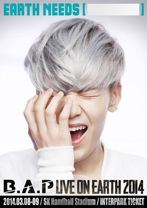 B.A.P "Live On Earth Seoul 2014" 海報：ZELO