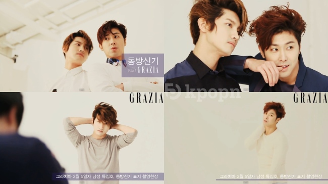 東方神起 GRAZIA Vol.24 拍攝花絮