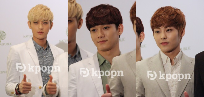 EXO-M 香港簽名會 (TAO、CHEN、XiuMin)