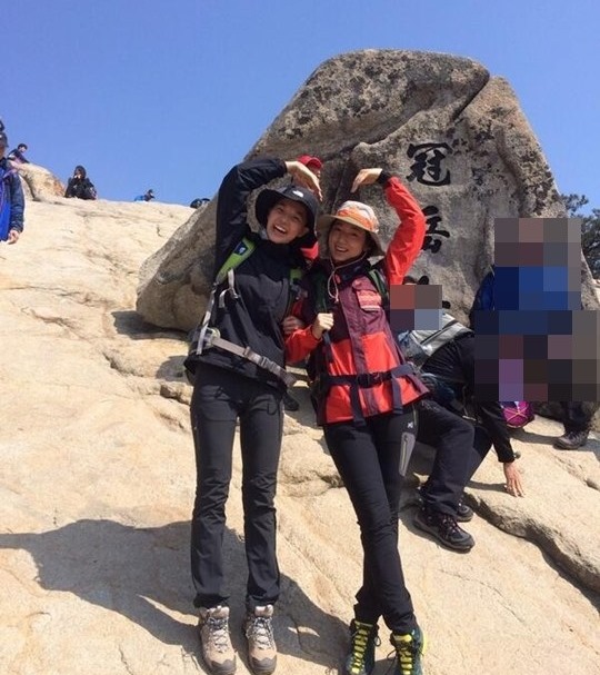 朴信惠 登山 朴信惠 登山