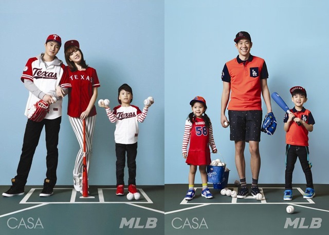 安貞煥 利煥 金振彪 圭媛  代言 MLB 畫報