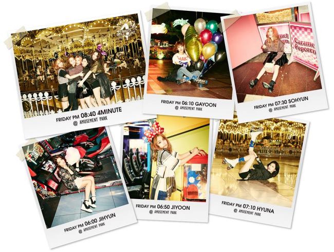 4Minute 週五日記預告照