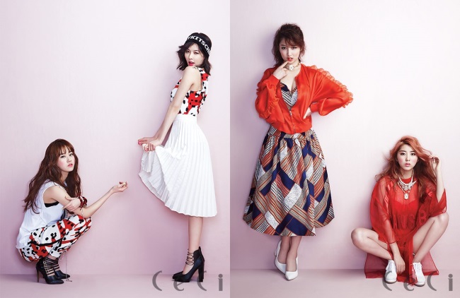 4Minute CeCi 泫雅 嘉允 智賢 昭賢