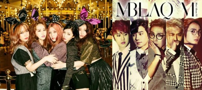 4Minute、MBLAQ
