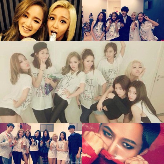 miss A 後台合照 miss A 後台合照