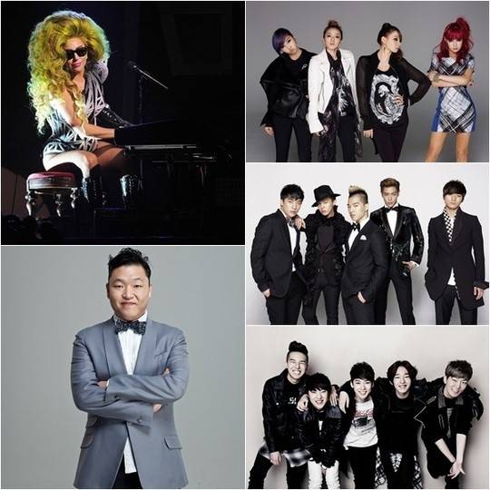 YG Family & Lady GaGa