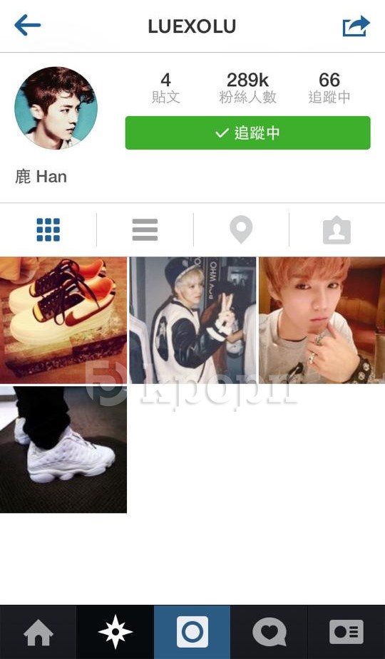 鹿晗 Instagram