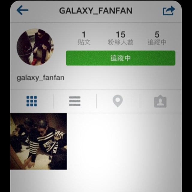 柯震東認證 EXO KRIS Instagram 帳號