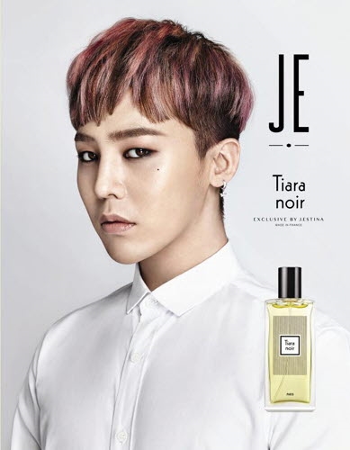 J.Estina 香水"Tiara Noir" G-Dragon 代言照 