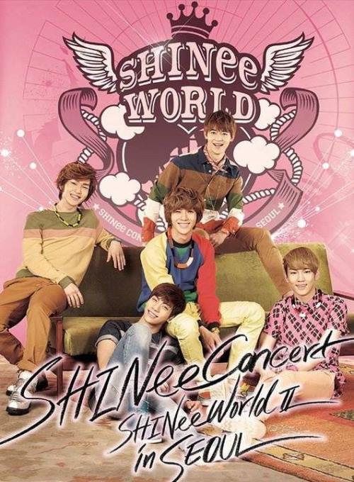 "SHINee THE 2nd CONCERT ALBUM SHINee WORLD Ⅱ in Seoul" CD 封面