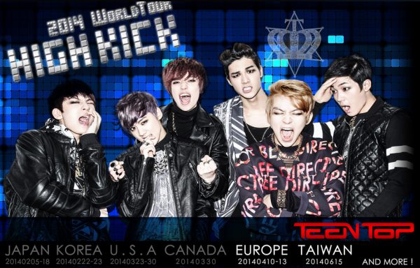 TEEN TOP 台灣演唱會改6/15
