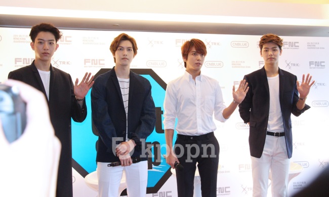 CNBLUE 香港 Can't Stop 演唱會記者會