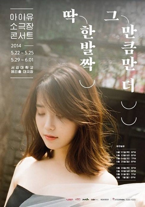 IU 2014 首爾演唱會海報