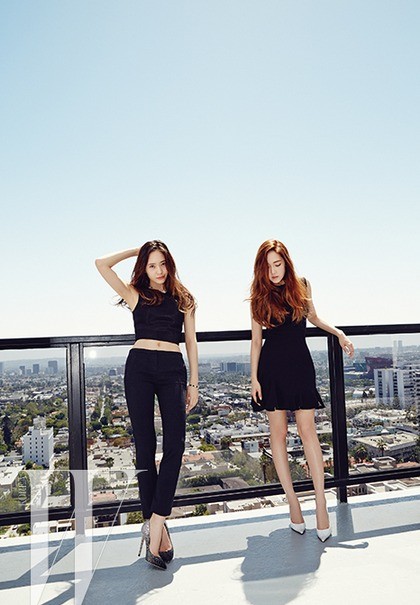 Jessica、Krystal：W Korea