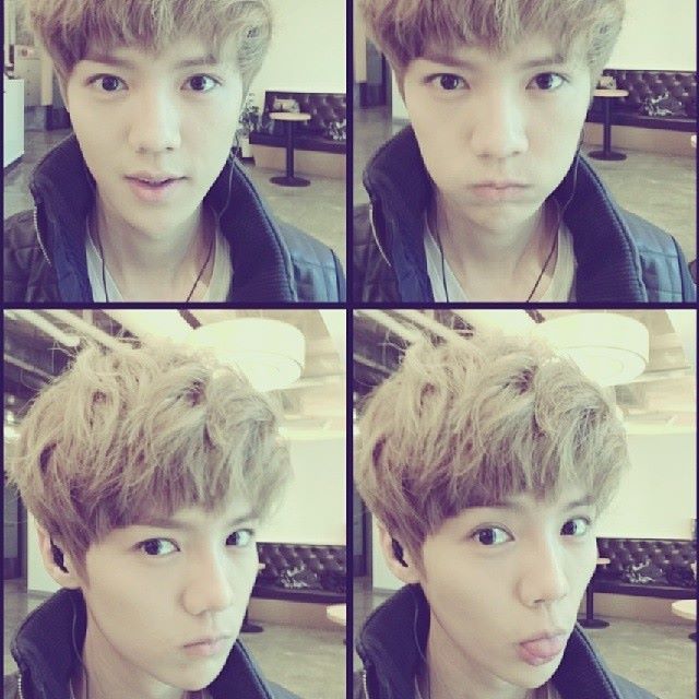 鹿晗 Instagram 四連拍