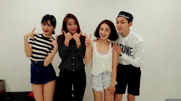 宣美、婑斌(瑜斌)、JOO、鎰勳 宣美、婑斌(瑜斌)、JOO、鎰勳