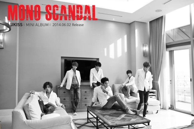 U-Kiss "MONO SCANDAL"封面 