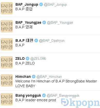 B.A.P "Unplugged 2014" 成員推特 B.A.P "Unplugged 2014" 成員推特